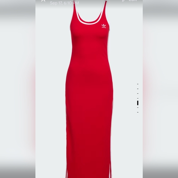 NWT ADIDAS TANK MAXI DRESS - Picture 1 of 6